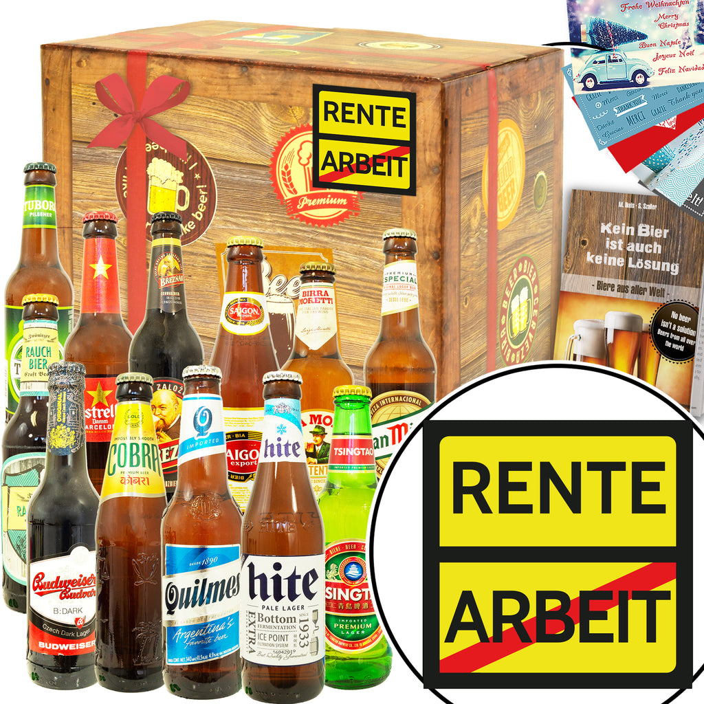 Rente | 12x Bier Weltreise | Geschenkidee