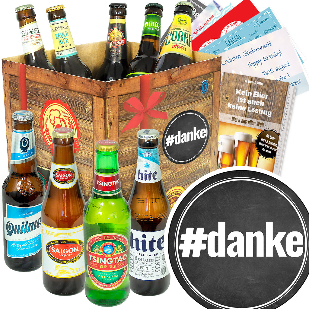 #danke | 9 Biersorten Bier International | Probierpaket