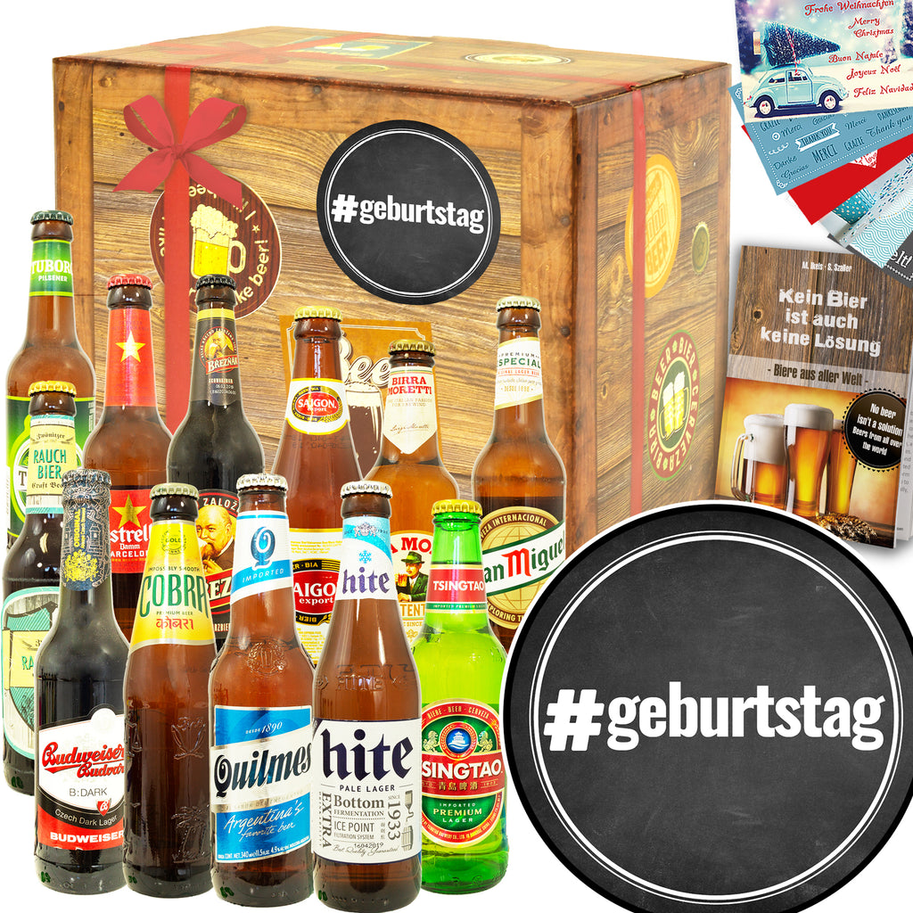 #geburtstag | 12 Spezialitäten Biere der Welt Exoten | Bierbox