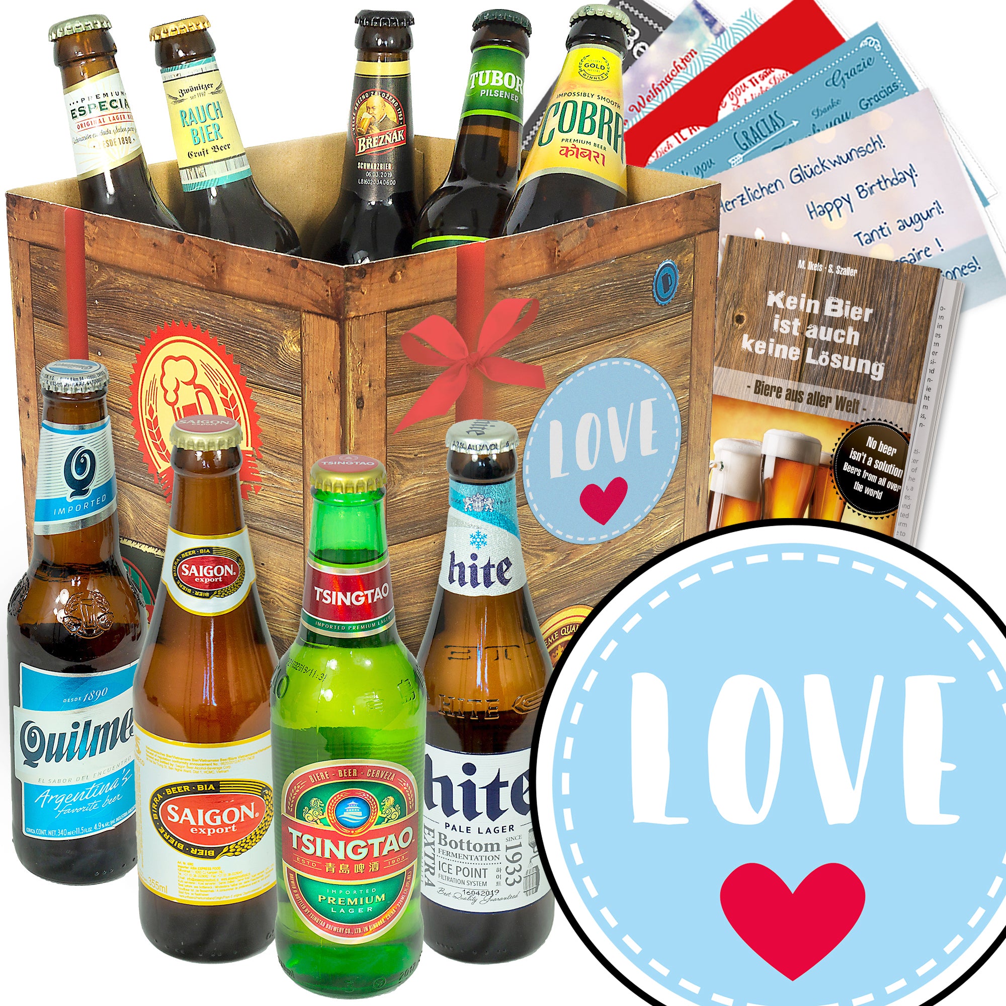 Bier Set | 9x Biere der Welt Geschenkbox