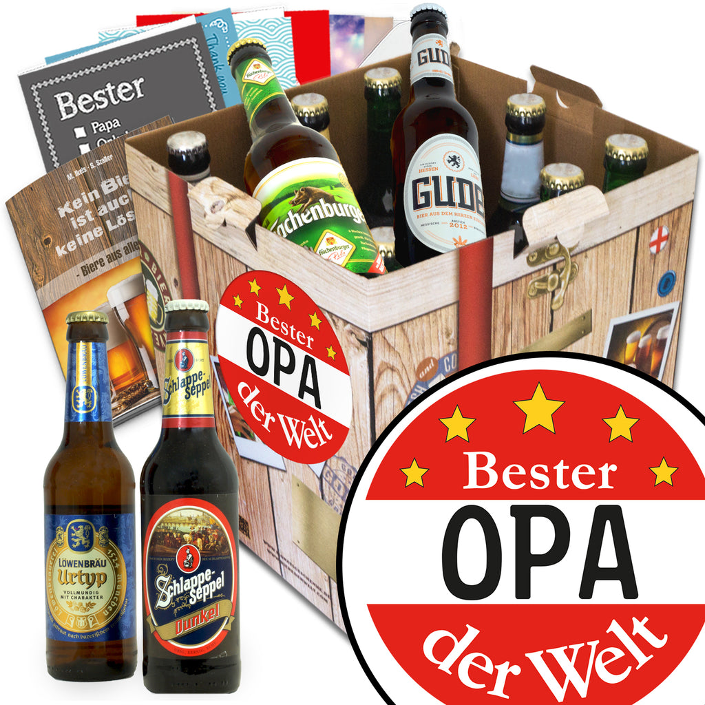 Bester Opa | 9 Flaschen Biere Deutschland | Bierverkostung