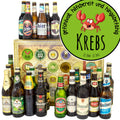 Sternzeichen Krebs | 24x Bier Bier Deutschland und Welt | Bier Geschenk