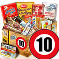 Zahl 10 - Süßigkeiten Set DDR L - monatsgeschenke.de