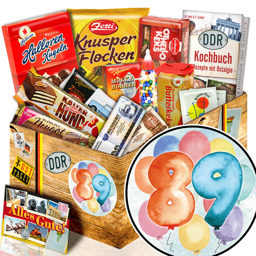 Zahl 89 - Süßigkeiten Set DDR L
