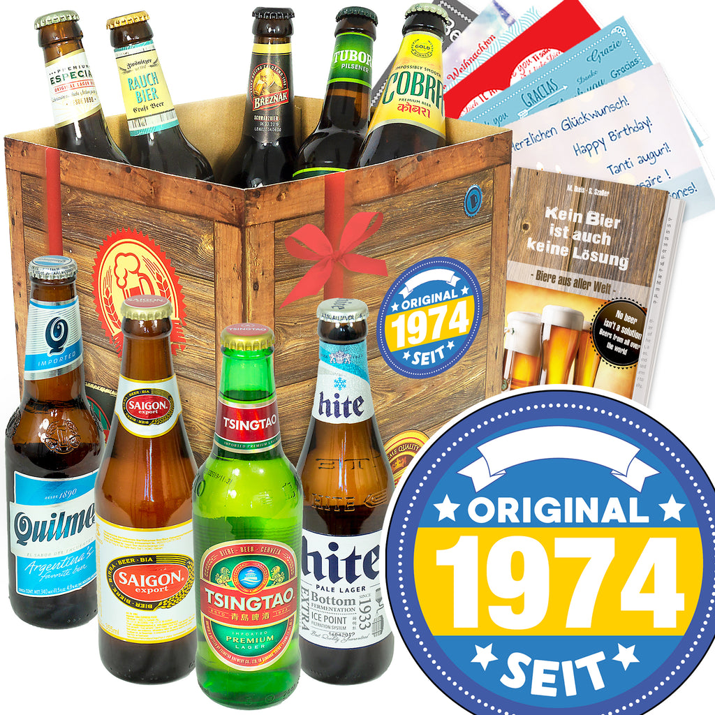 Original seit 1974 | 9x Bier International | Präsent