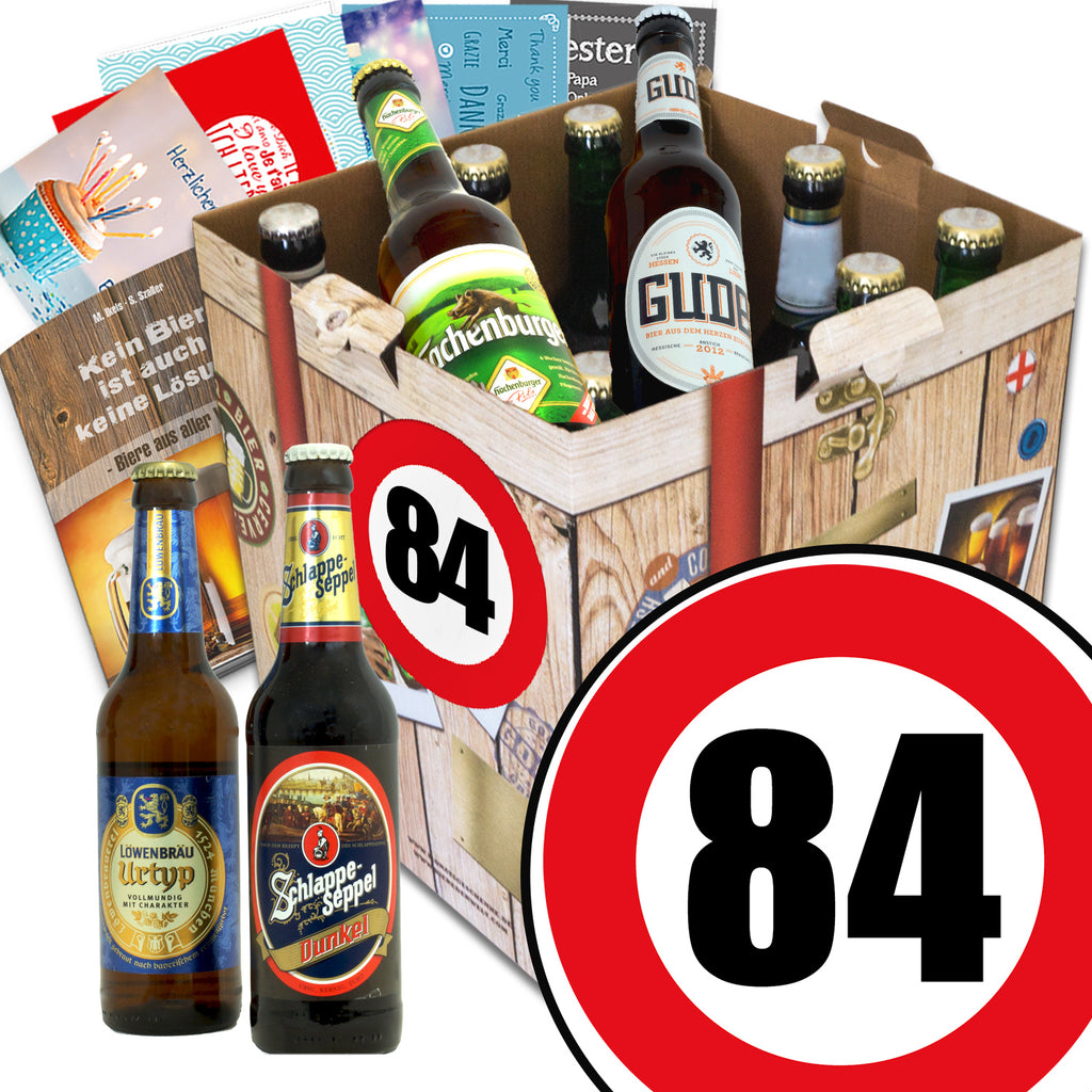 Zahl 84 | 9x Bier Deutschlandreise | Probierpaket