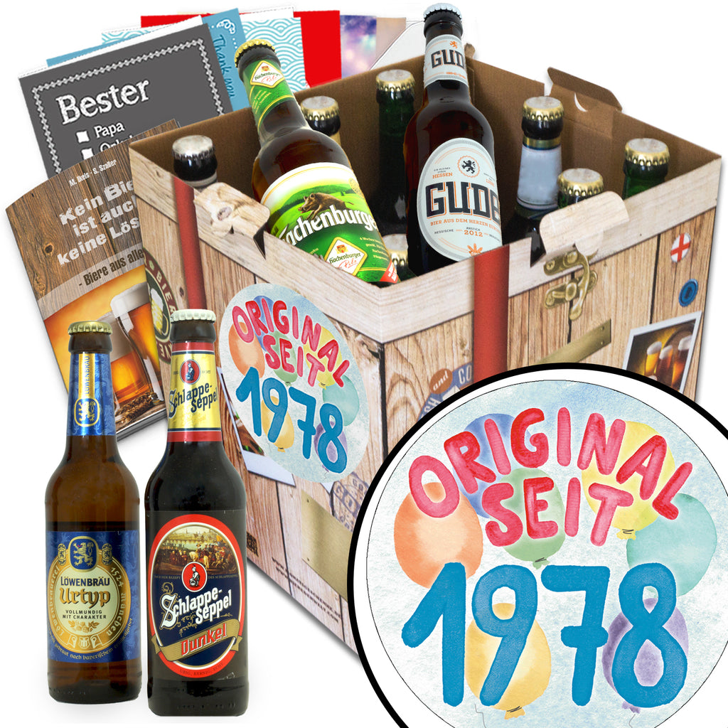 Original seit 1978 | 9x Biere Deutschland | Geschenkidee