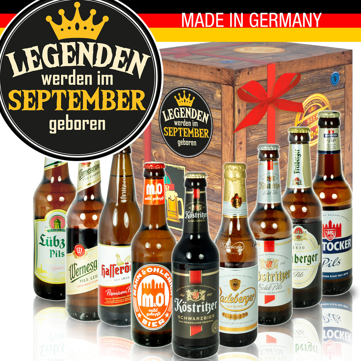 September | 9x Bier Ostdeutsche Biere | Biertasting