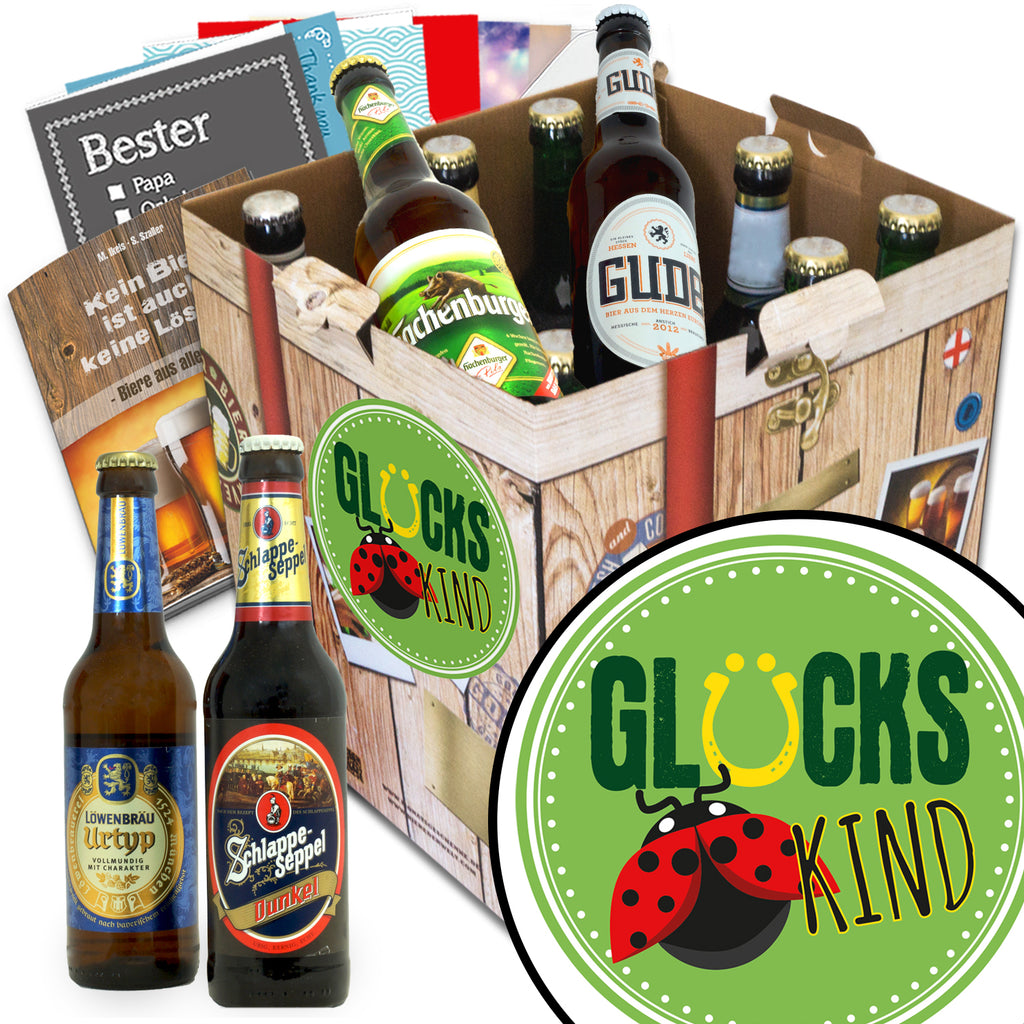 Glückskind | 9 Spezialitäten Biere aus Deutschland | Bier Geschenk