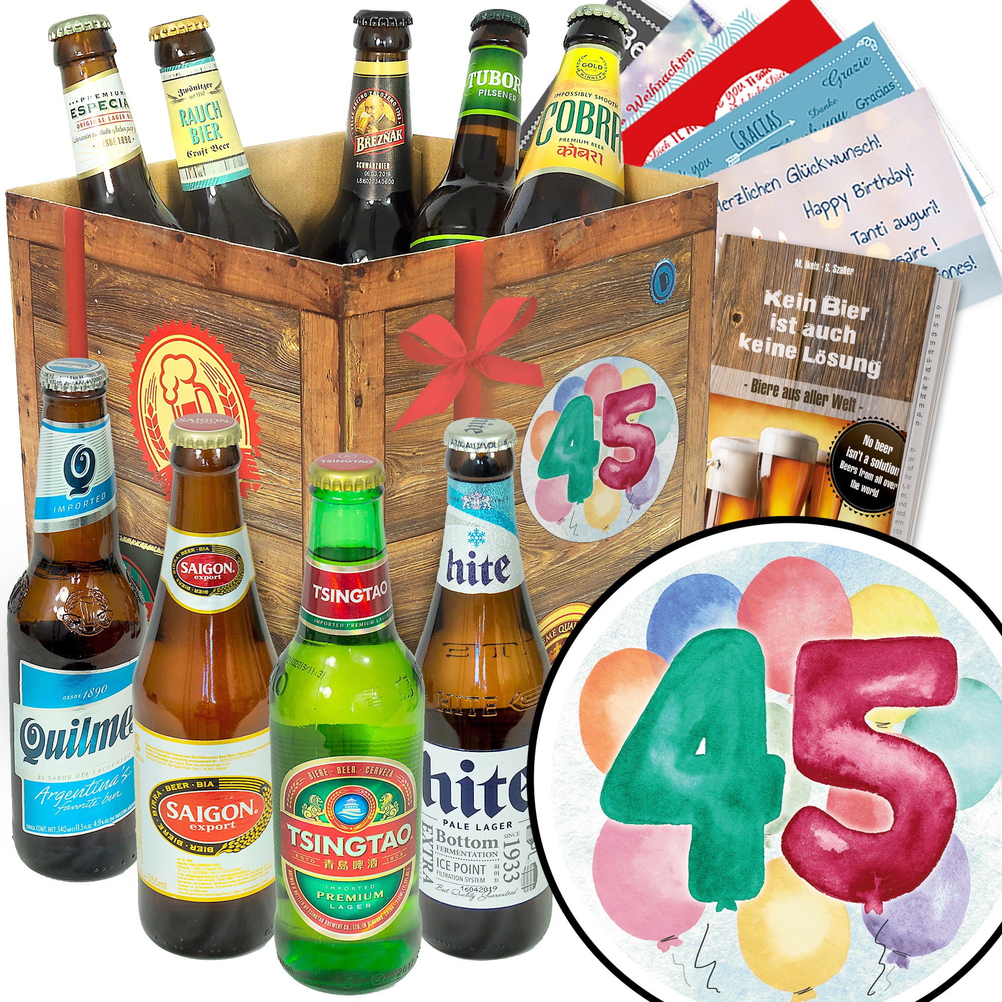 Bier Set | 9x Biere der Welt Geschenkbox