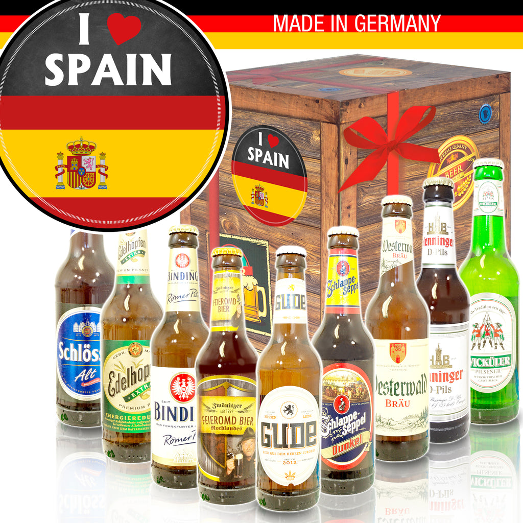 I love Spain | 9 Spezialitäten Biere aus Deutschland | Geschenkidee