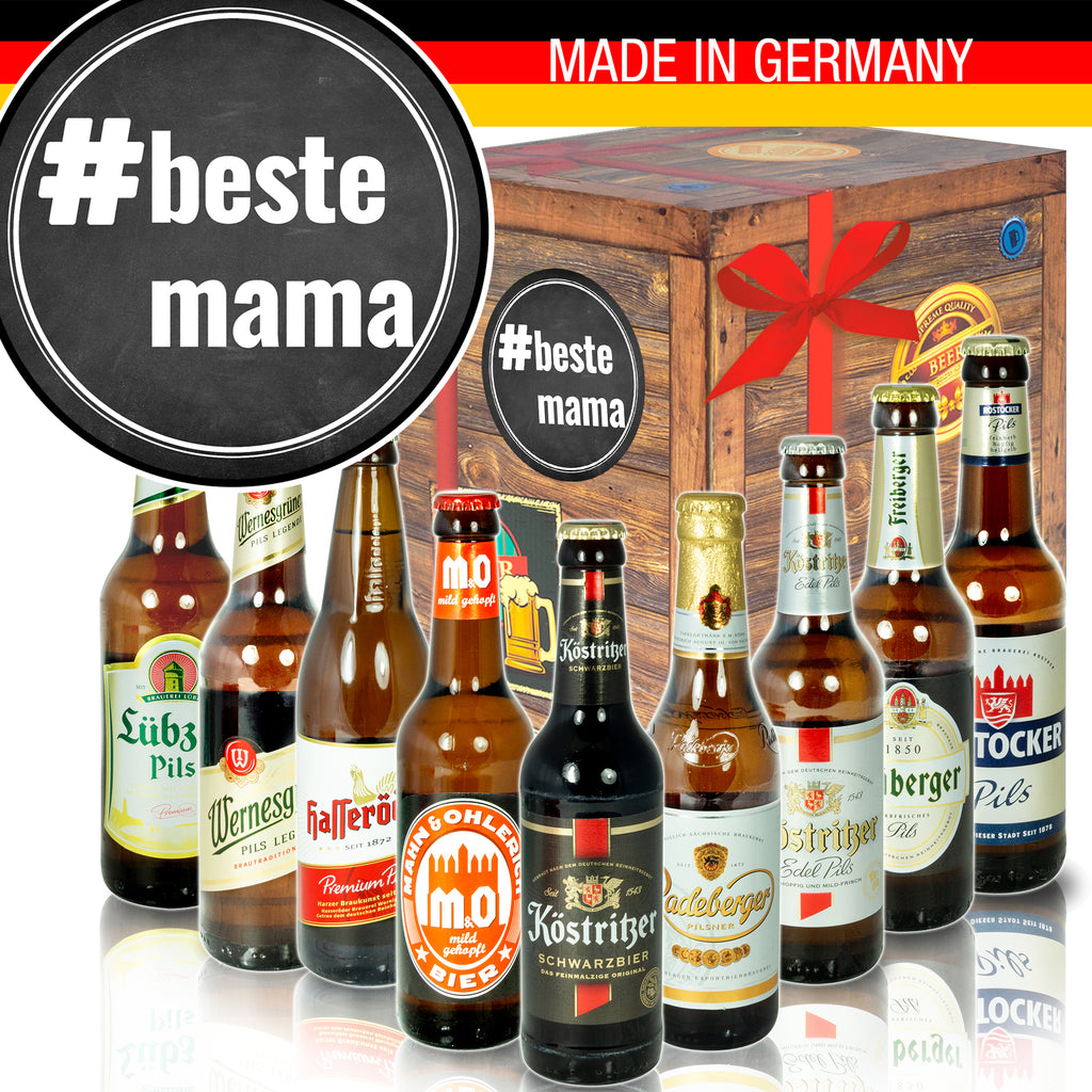 #BesteMama | 9x Bier Biere Ostdeutsch | Geschenkset