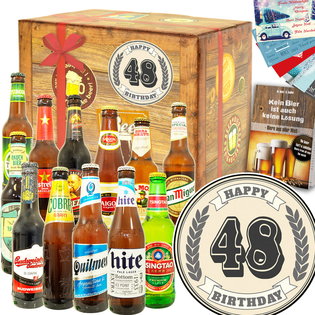Geburtstag 48 | 12x Biere aus aller Welt | Bierverkostung