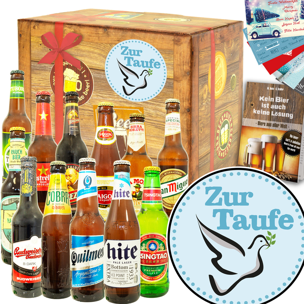 Zur Taufe | 12 Biersorten Bier Weltreise | Probierpaket