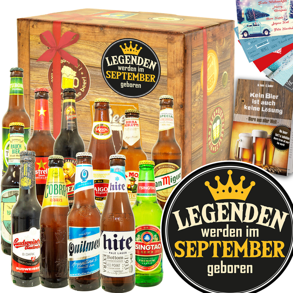 Legende September | 12x Biere aus aller Welt | Box