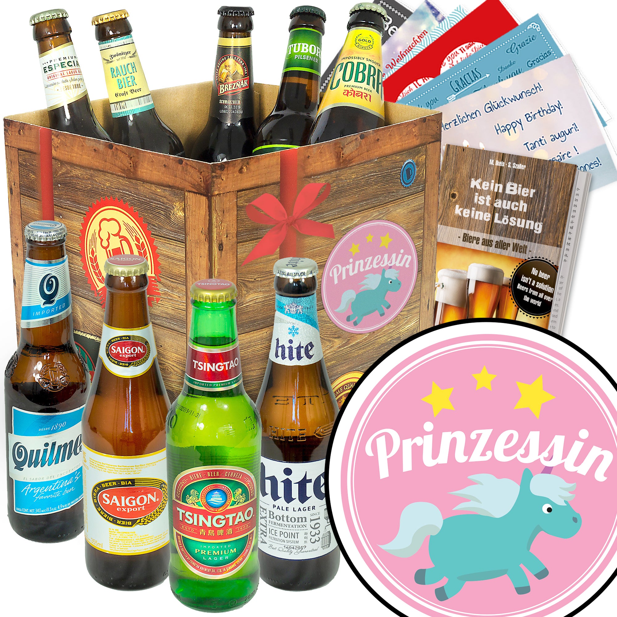 Bier Set | 9x Biere der Welt Geschenkbox