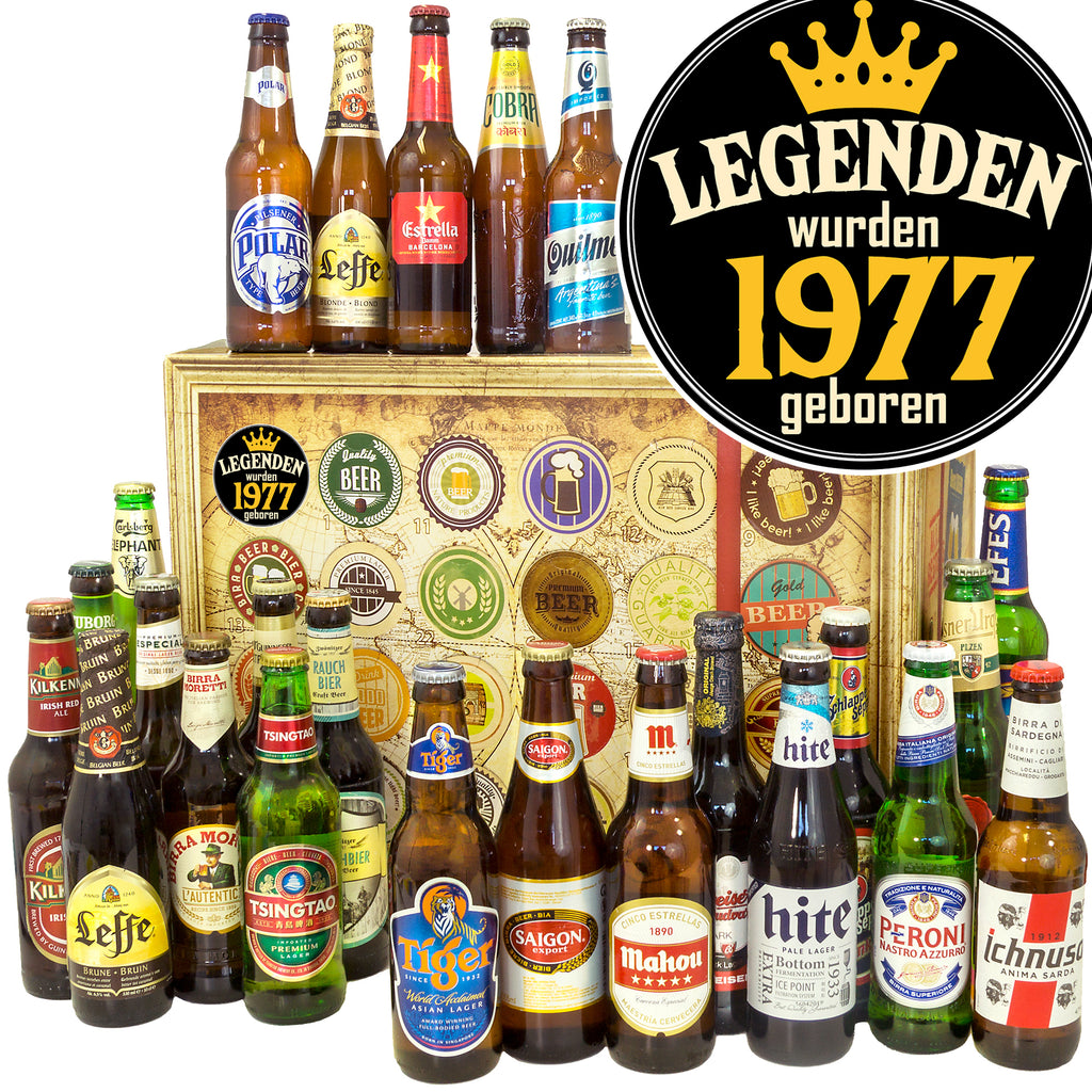Legenden 1977 | 24x Bierweltreise | Geschenkidee