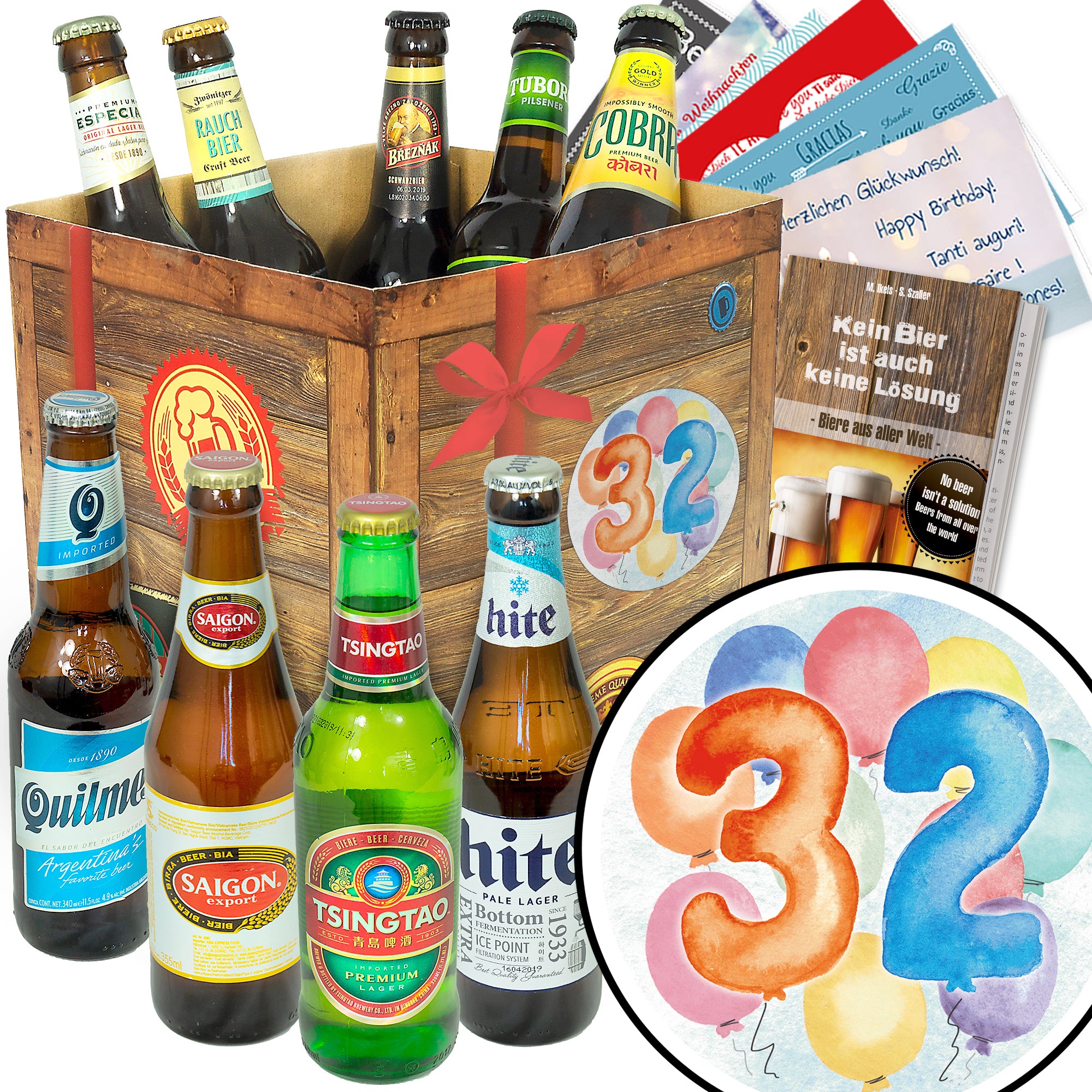 Bier Set | 9x Biere der Welt Geschenkbox
