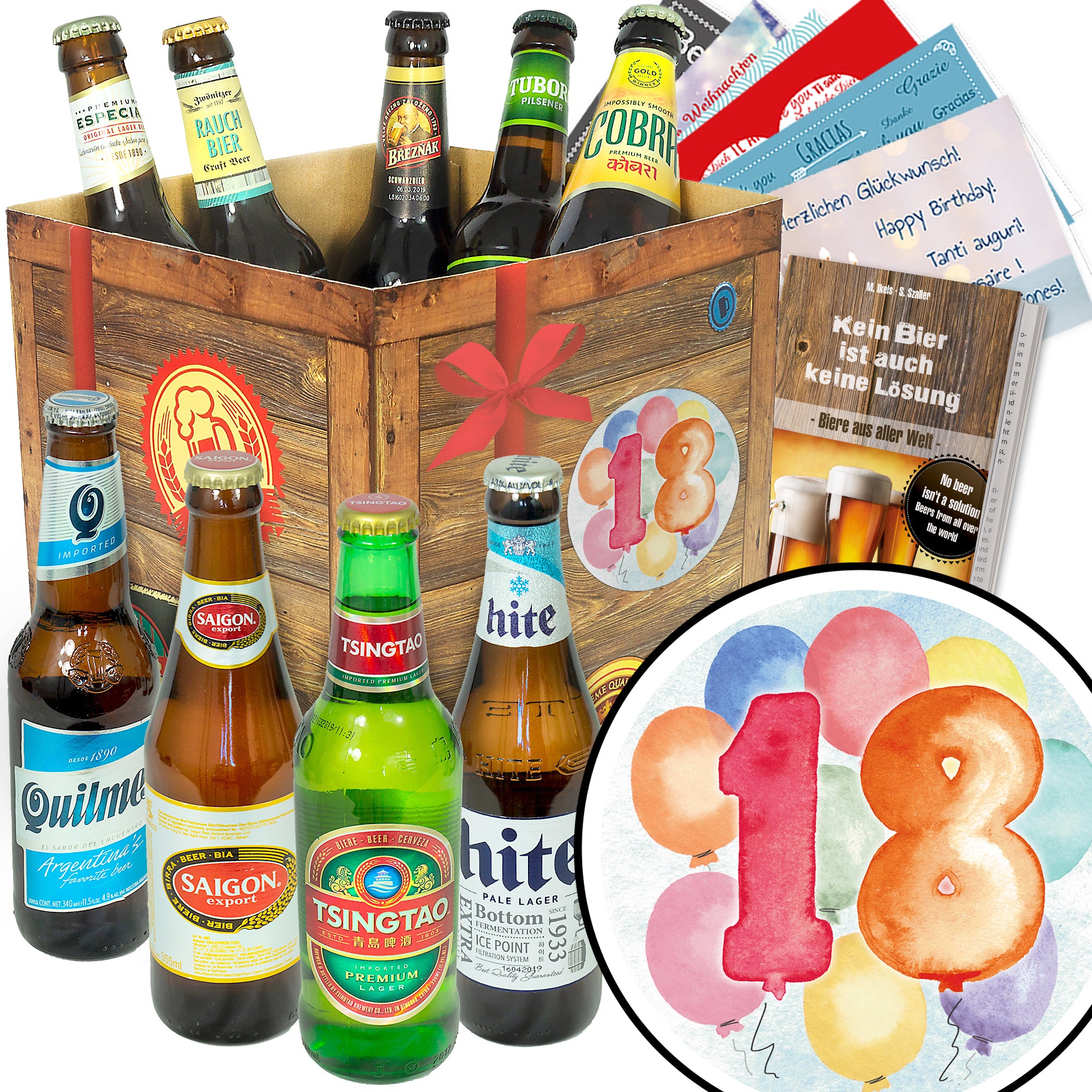 Bier Set | 9x Biere der Welt Geschenkbox
