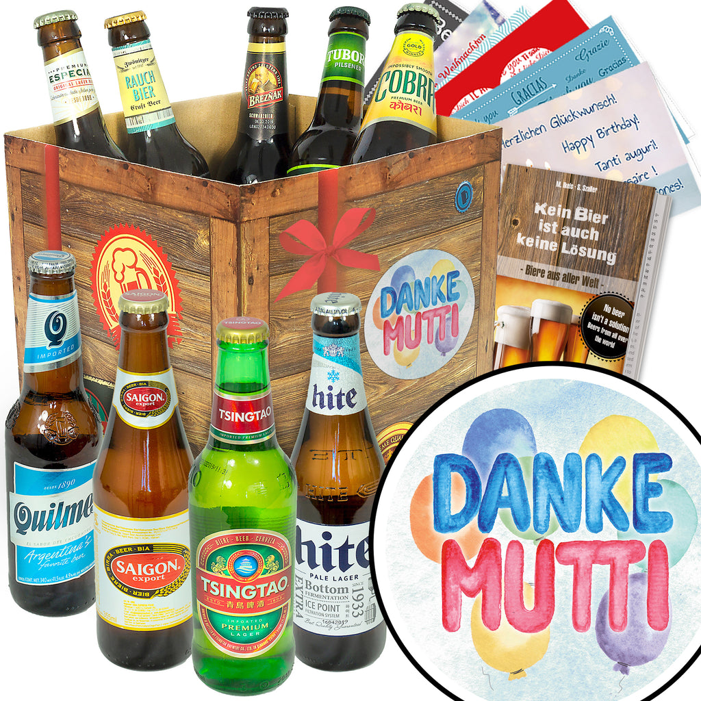 Danke Mutti | 9 Biersorten Biere der Welt Exoten | Box