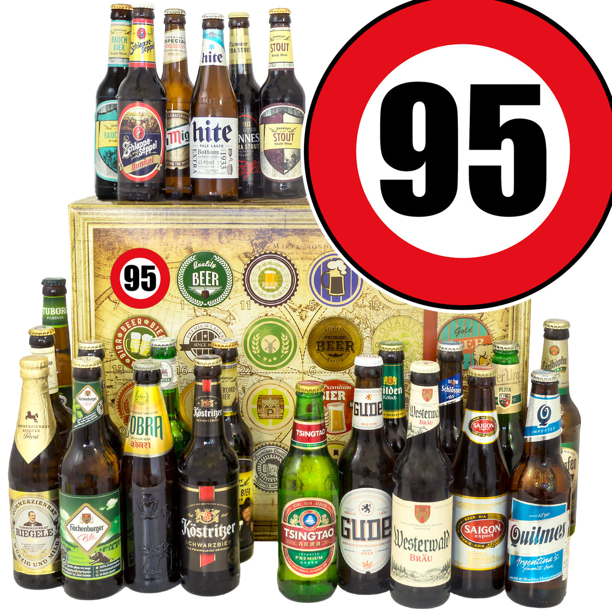 Zahl 95 | 24 Biersorten Biere Welt und Deutschland | Biertasting