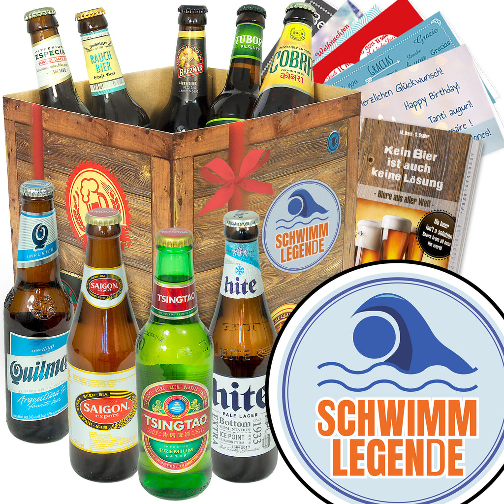 Schwimmenlegende | 9 Länder Biere der Welt | Geschenkbox