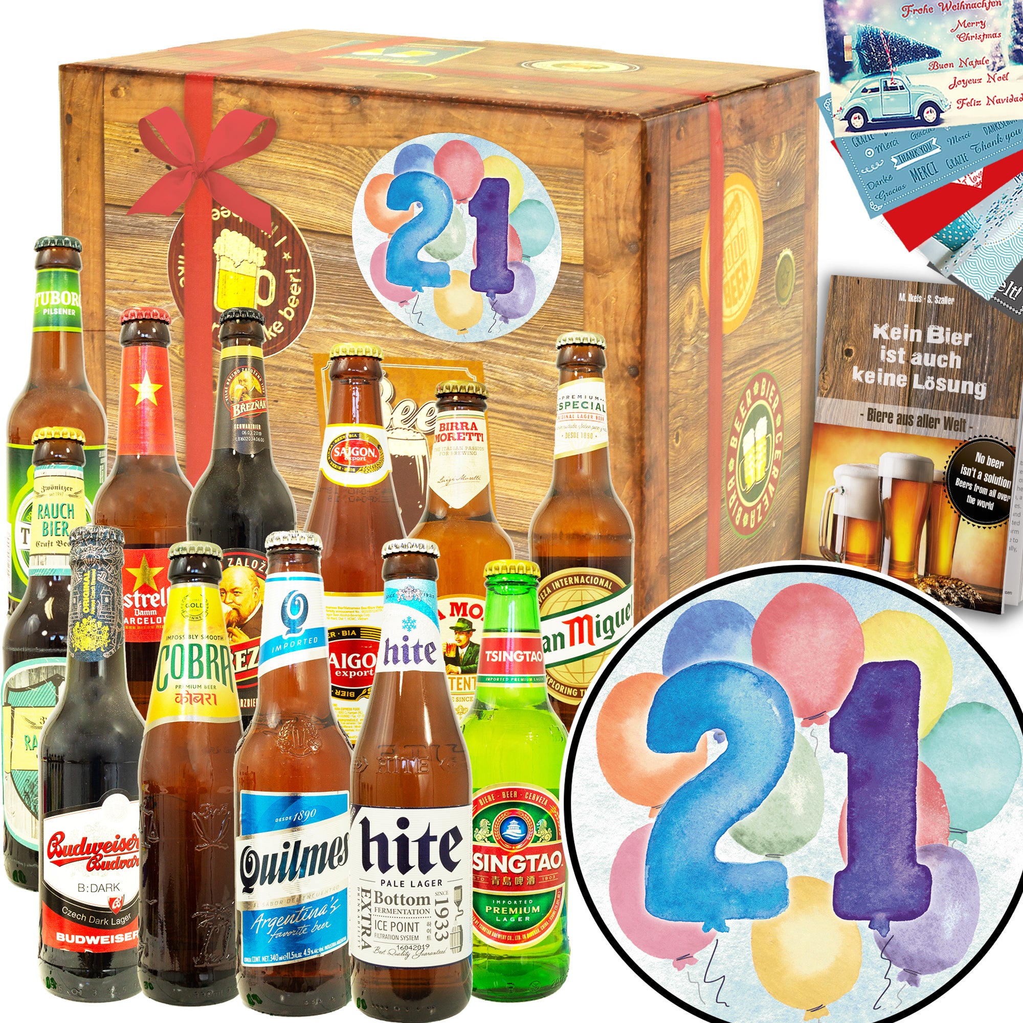 Geburtstag 21 | 12 Spezialitäten Bierweltreise | Probierpaket