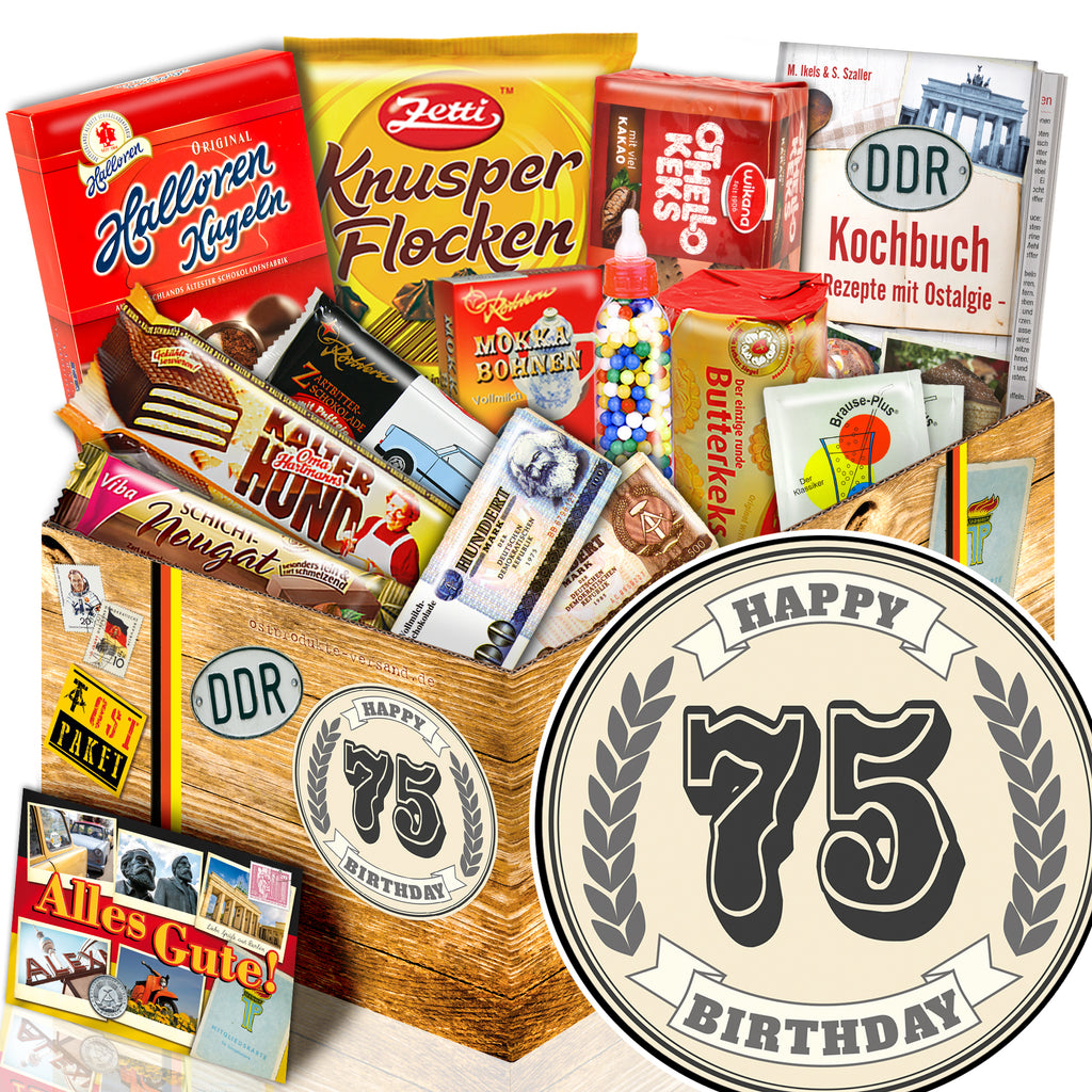 75 Zahl - Süßigkeiten Set DDR L