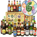 Jubiläum 6 | 24x Bier International | Probierpaket - monatsgeschenke.de
