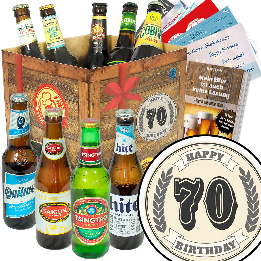 Geburtstag 70 | 9x Bier International | Biertasting