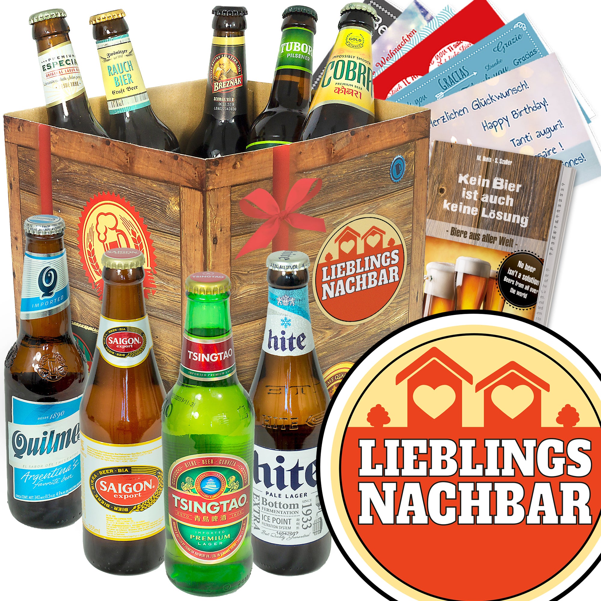 Bier Set | 9x Biere der Welt Geschenkbox
