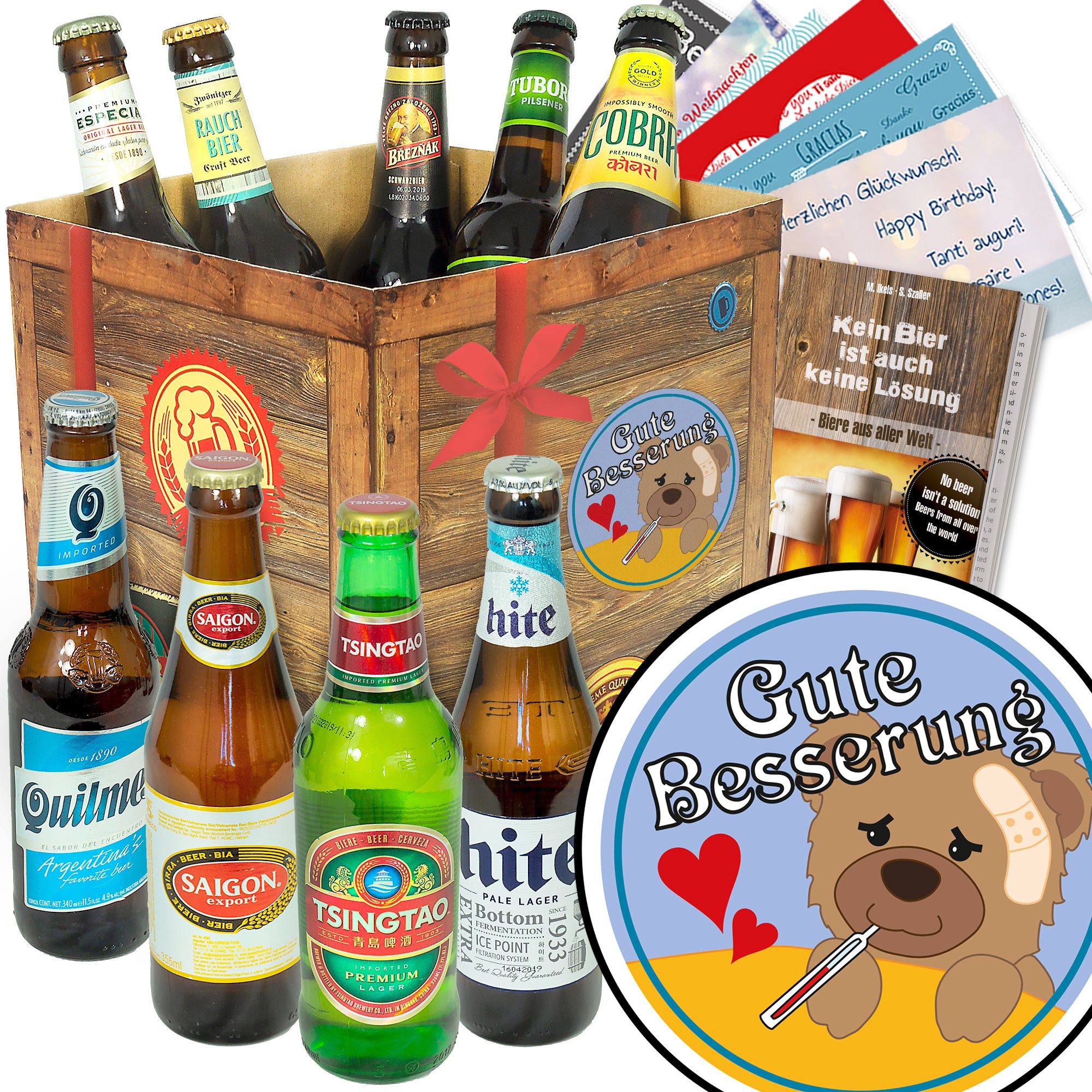 Bier Set | 9x Biere der Welt Geschenkbox