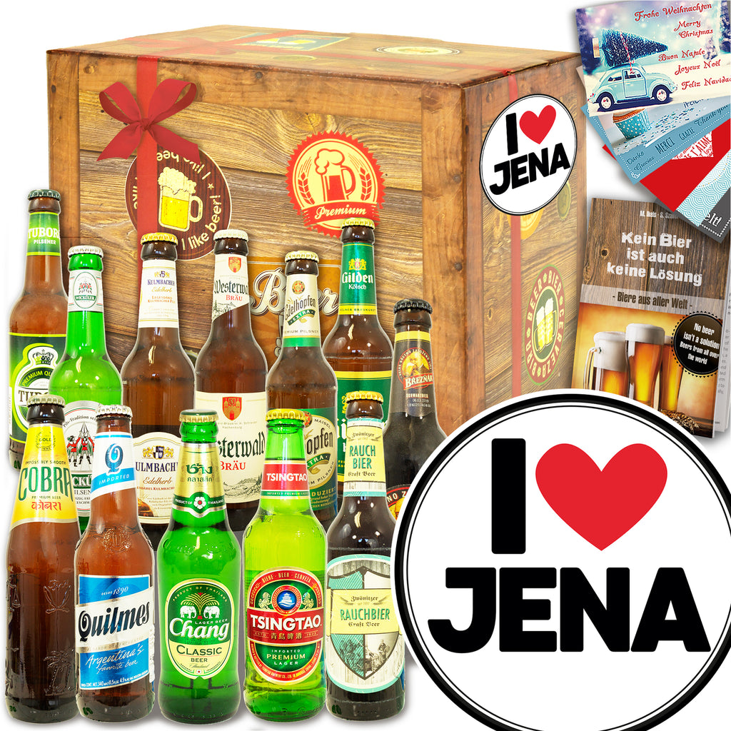 I love Jena | 12x Biere Welt und Deutschland | Box