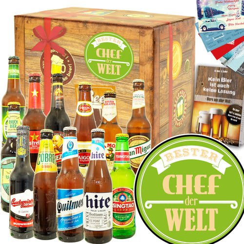 Bester Chef | 12 Spezialitäten Bierweltreise | Geschenkpaket