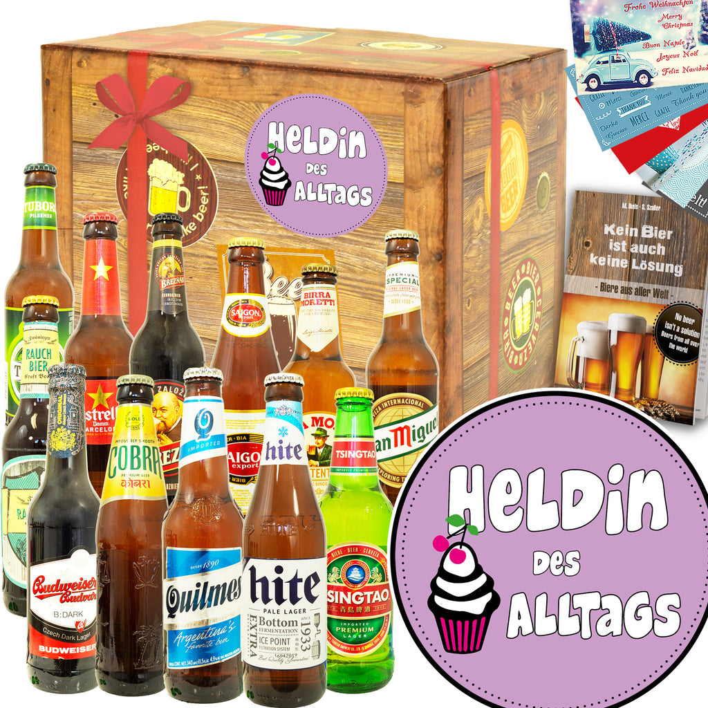 Heldin des Alltags | 12 Biersorten Bier Weltreise | Geschenkidee