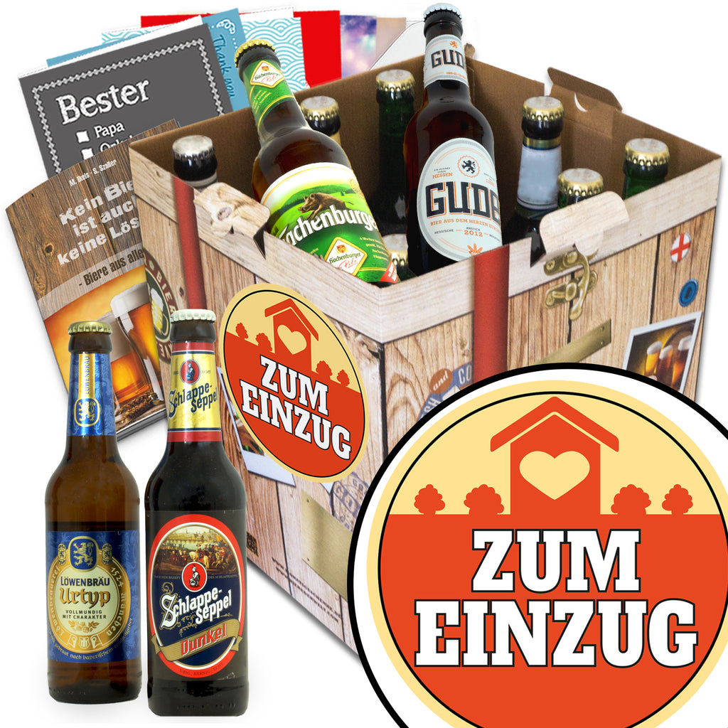 Zum Einzug | 9 Biersorten Biere aus Deutschland | Geschenkset