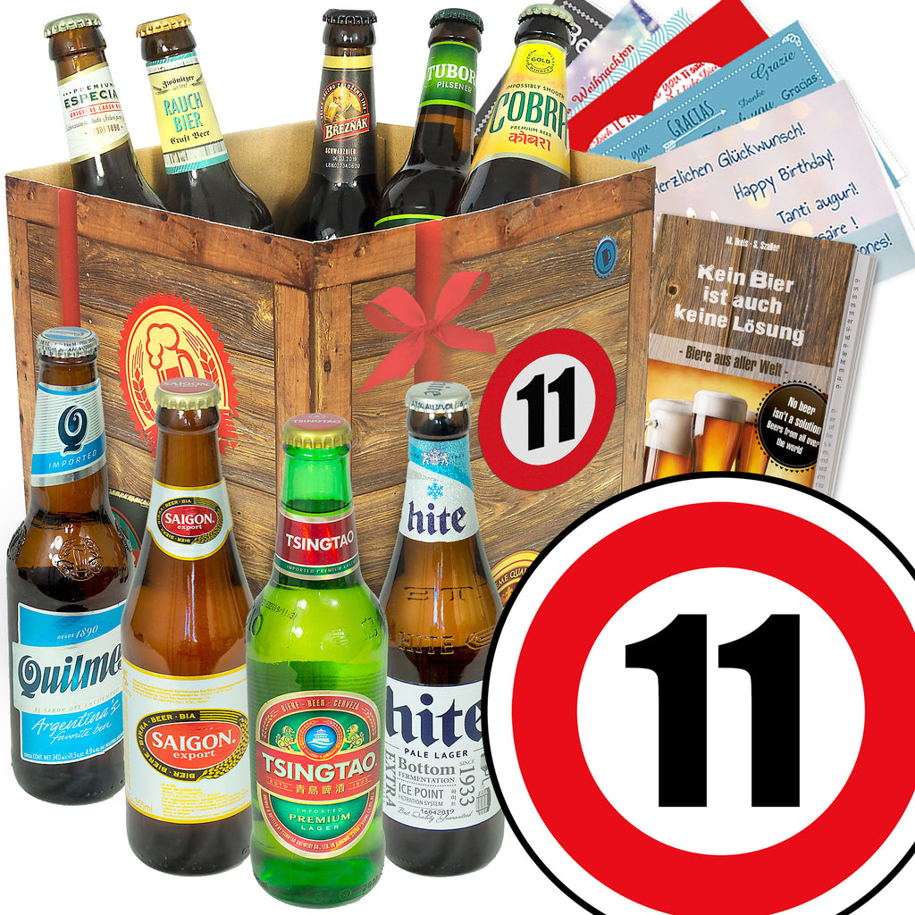 Zahl 11 | 9 Länder Bierweltreise | Bierset