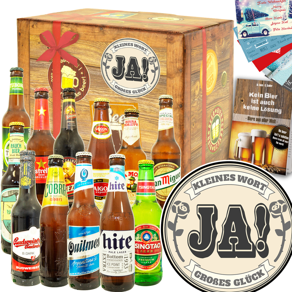 Zur Verlobung | 12 Länder Biere der Welt | Box