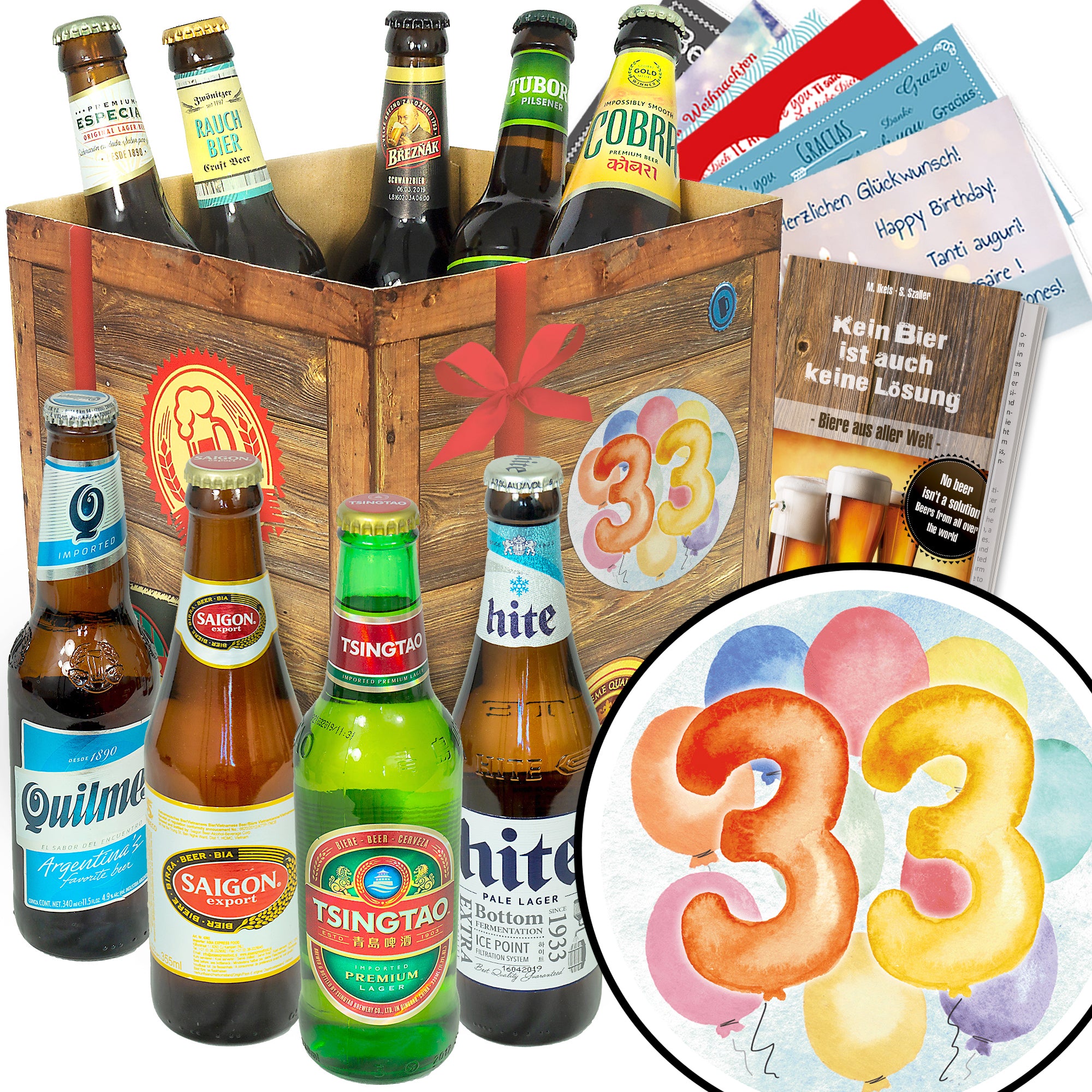 Bier Set | 9x Biere der Welt Geschenkbox