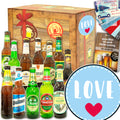 Liebe | 12x Biere Welt und Deutschland | Geschenkkorb