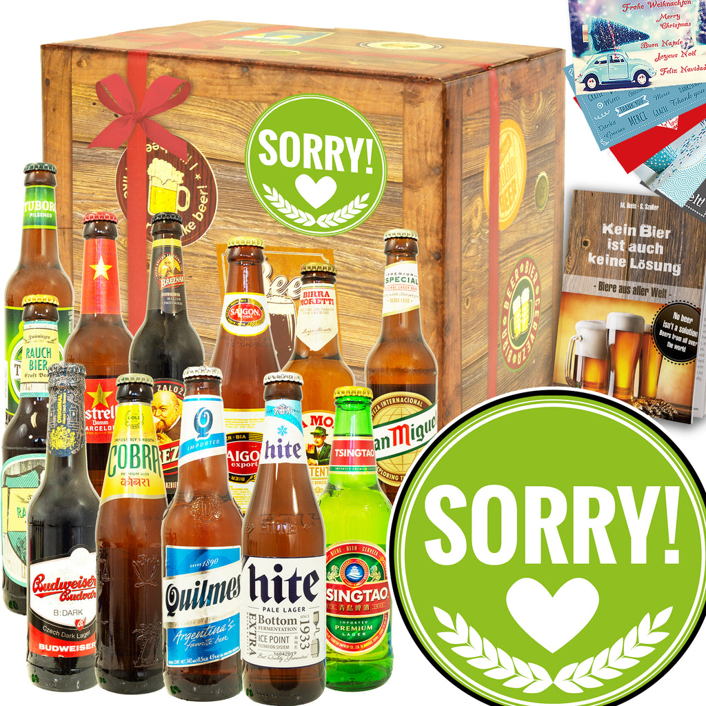 Sorry | 12 Flaschen Bierweltreise | Bierbox
