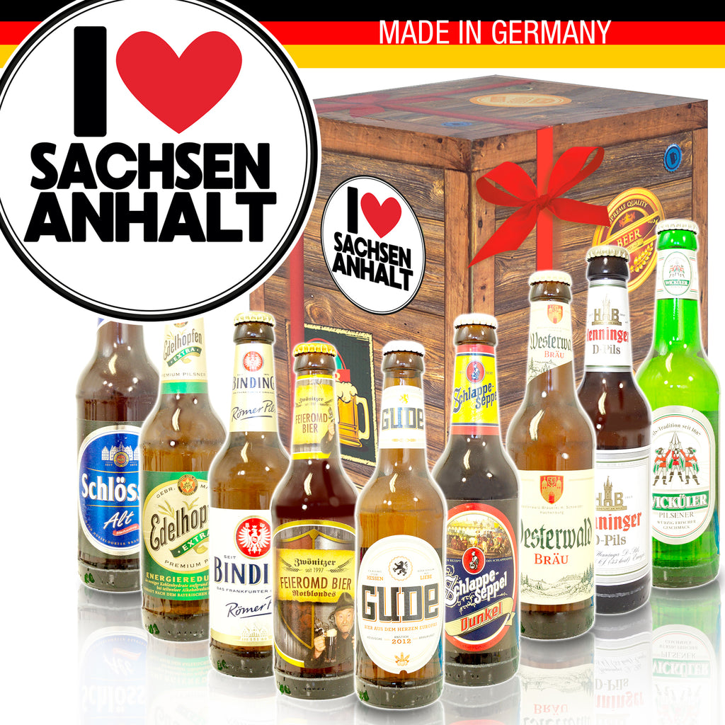 I Love Sachsen-Anhalt | 9x Bier Bier Deutschlandreise | Probierpaket