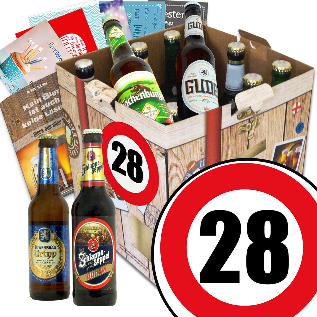 Zahl 28 | 9 Biersorten Deutsche Biere | Präsent