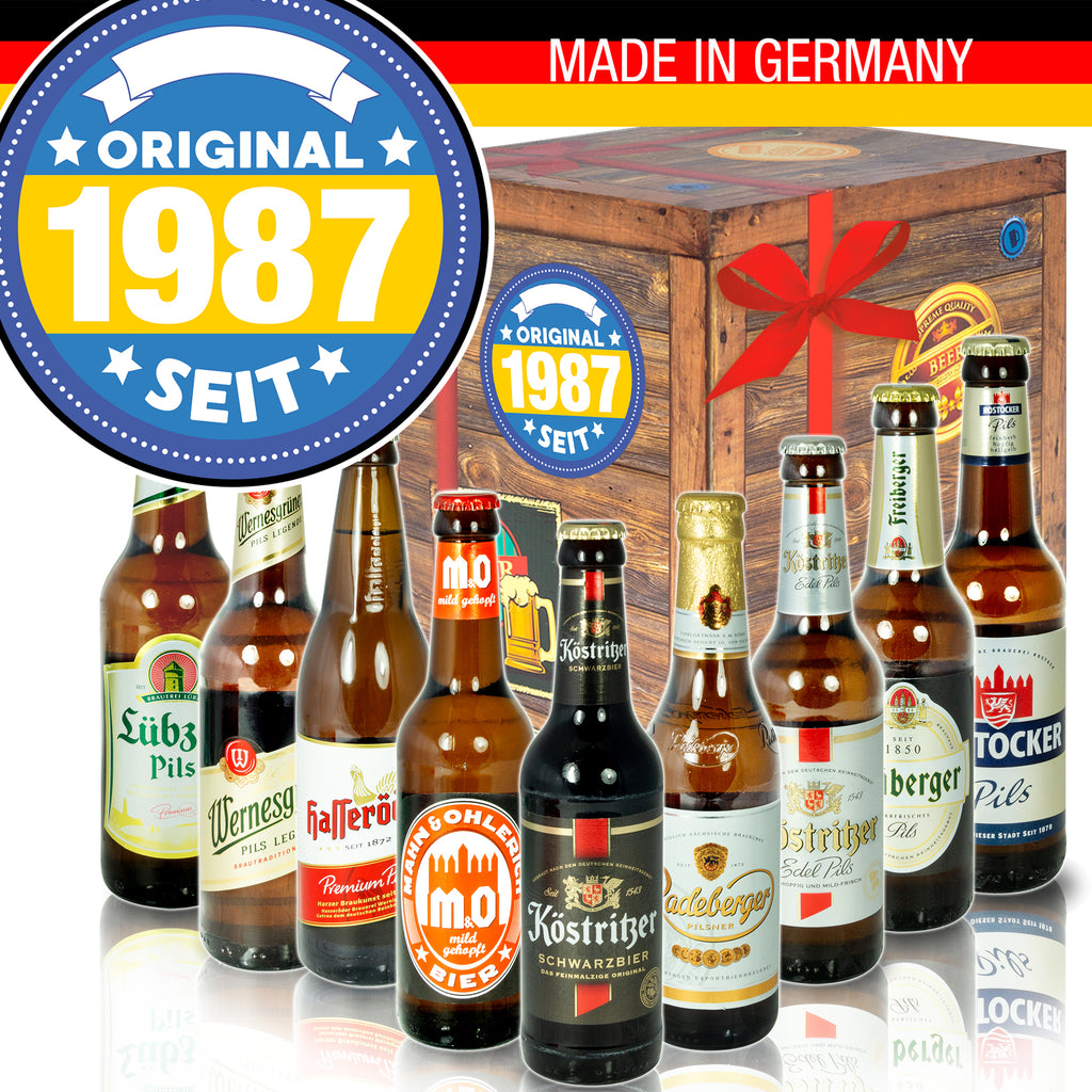 Original seit 1987 | 9 Flaschen Biere Ostdeutsch | Bierverkostung