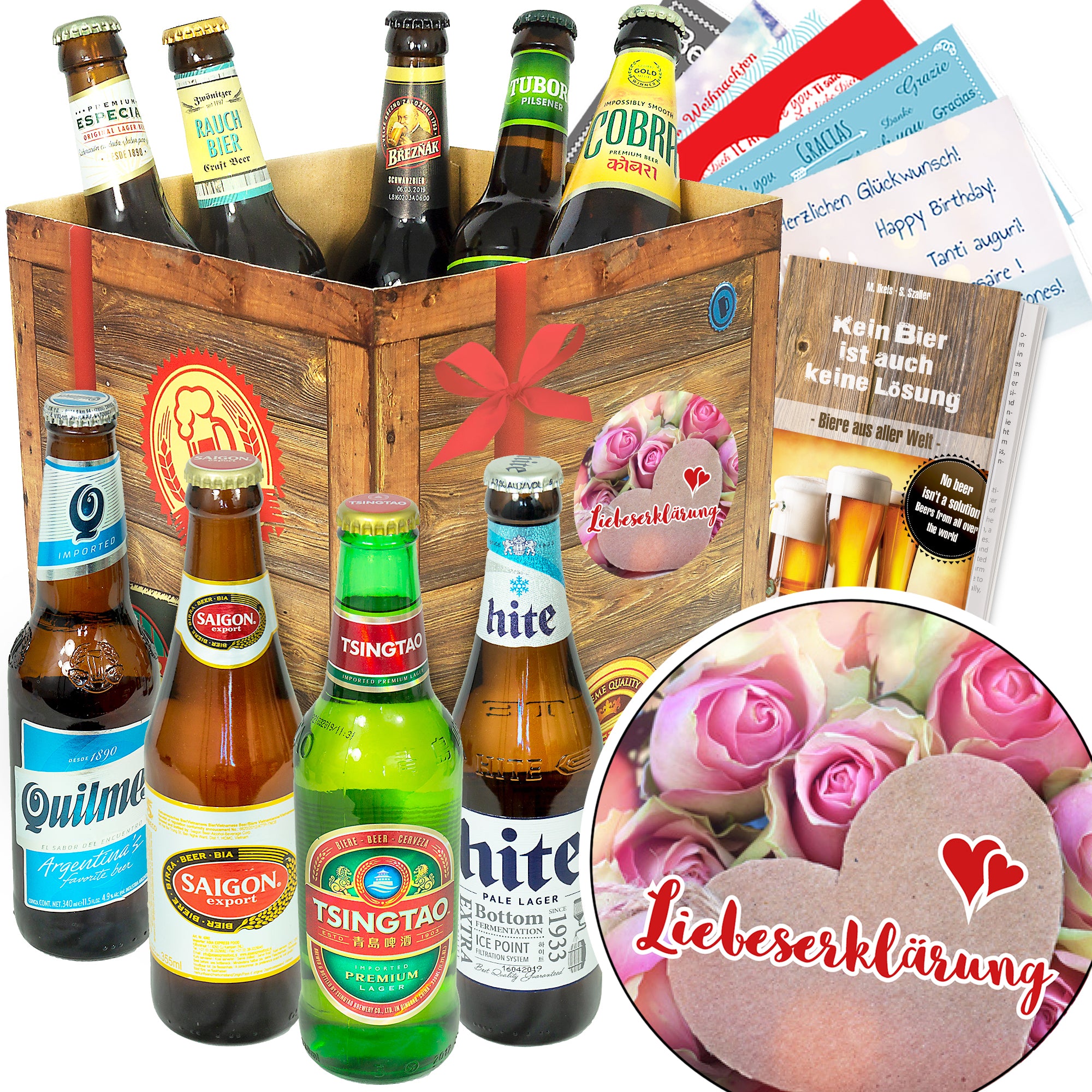 Bier Set | 9x Biere der Welt Geschenkbox