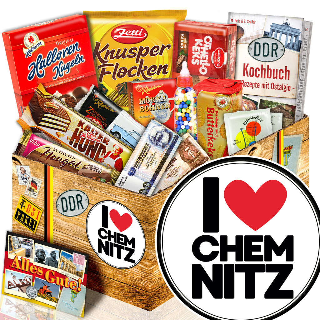 I love Chemnitz - Süßigkeiten Set DDR L