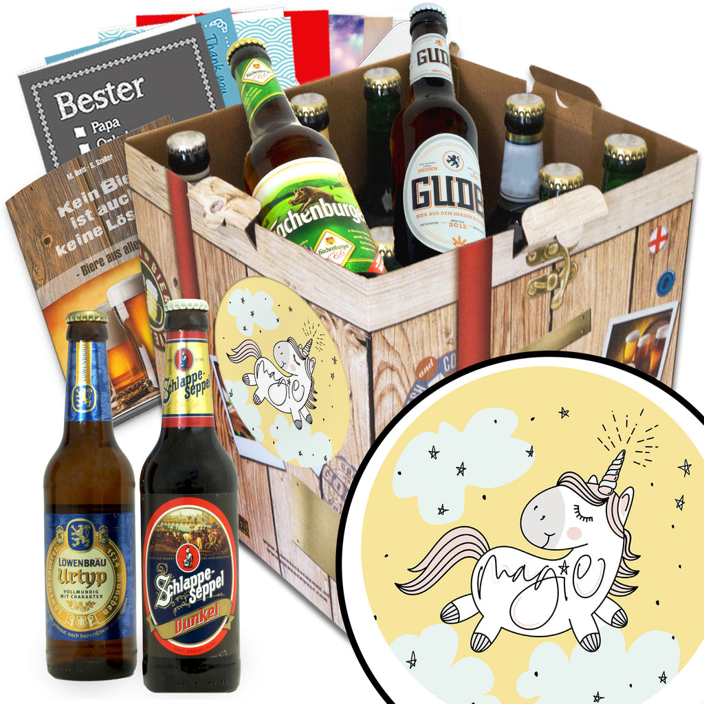 Einhorn | 9 Biersorten Deutsche Biere | Geschenkkorb