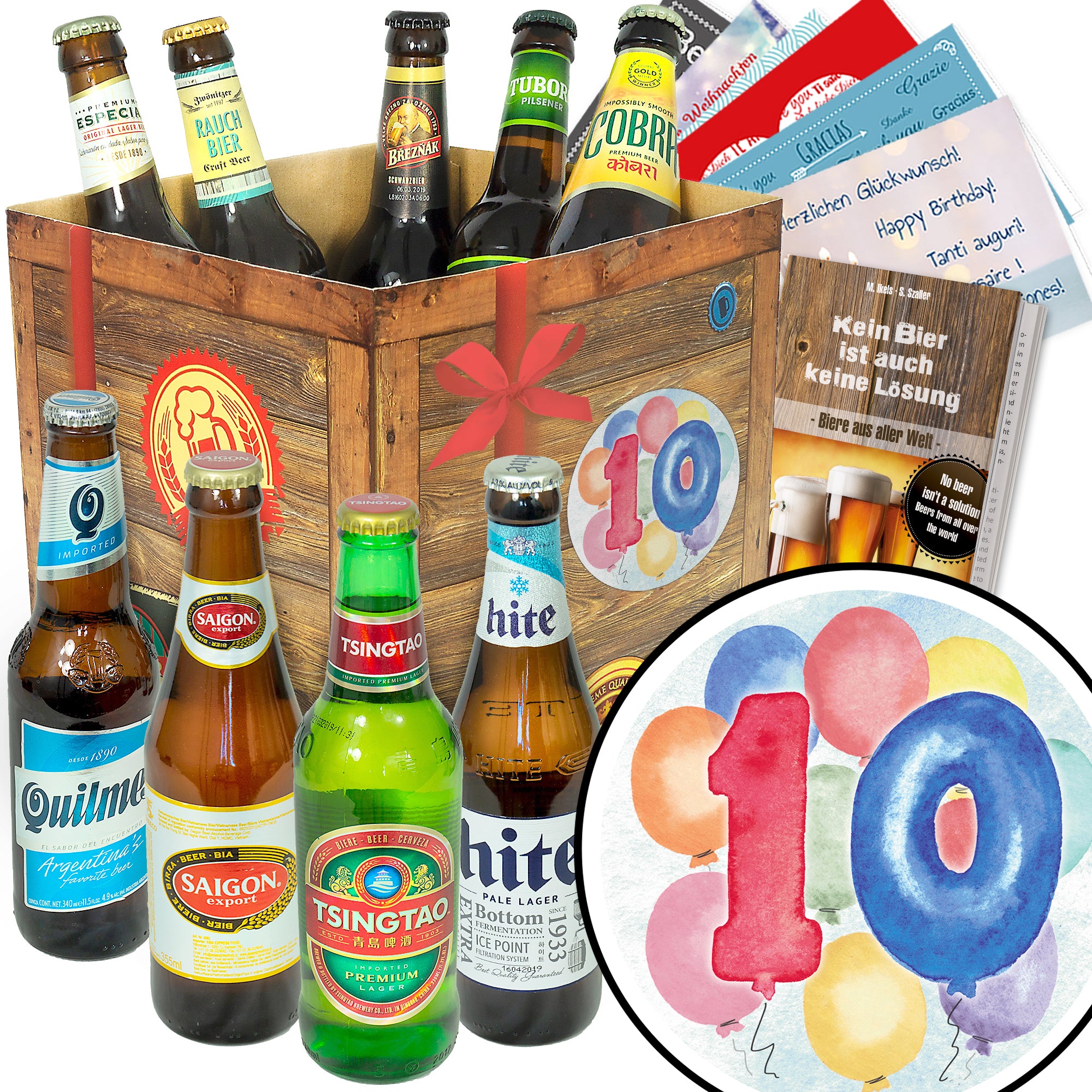 Bier Set | 9x Biere der Welt Geschenkbox