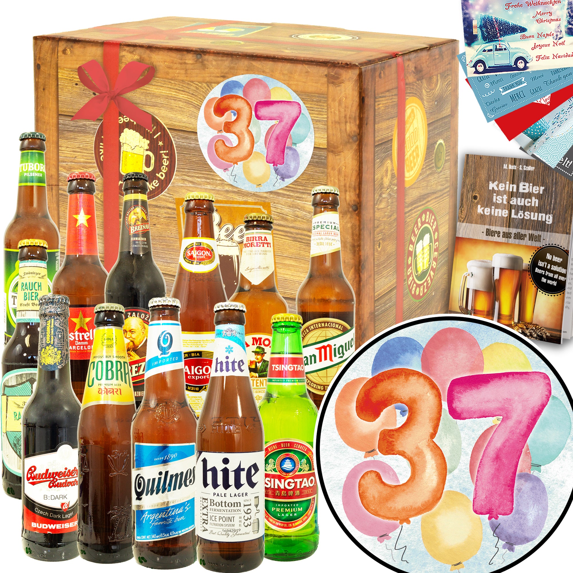 Geburtstag 37 | 12 Spezialitäten Bier International | Biertasting