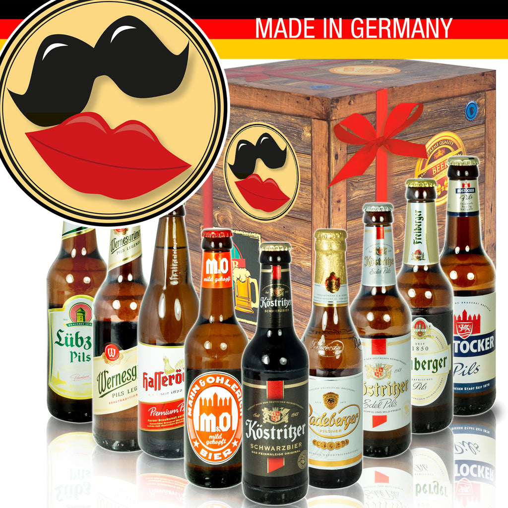 Zur Hochzeit | 9 Spezialitäten Biere aus Ostdeutschland | Geschenk Box